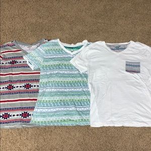 3 Rue 21 Men’s V-Neck Shirts